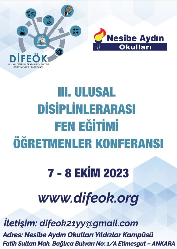 DİFEÖK 2023 konferans posteri — kaynak görseli